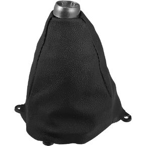 A ABSOPRO Car Shift Boot Cover Gear Shift Knob Boot Dust Cover for Honda Civic 2006-2012 PU Black in Saudi Arabia