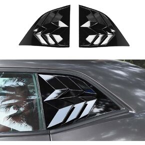JeCar Rear Window Louver Back Windshield Sun Shade Exterior Accessories Compatible with Dodge Challenger 2010-2023 in Saudi Arabia