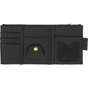 X AUTOHAUX Universal Car Sun Visor Organizer Storage Pocket Pouch Case Bag for Pen CD Card Document Black