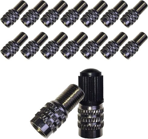 Fogfar Pack-16 Car Tire Valve Stem Caps, Copper Valve Nozzle Extension Cap for Most Cars, Motorcycles and Bikes (Silver) in Saudi Arabia