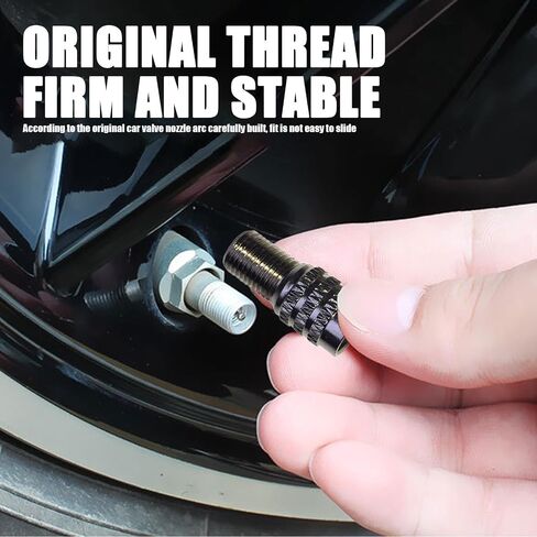 Fogfar Pack-16 Car Tire Valve Stem Caps, Copper Valve Nozzle Extension Cap for Most Cars, Motorcycles and Bikes (Silver) in Saudi Arabia