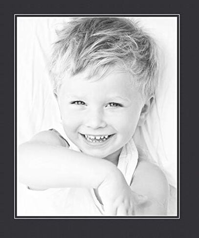 22x28 Smooth Black / Black Custom Mat for Picture Frame with 18x24 opening size (Mat Only, Frame NOT Included) in Saudi Arabia