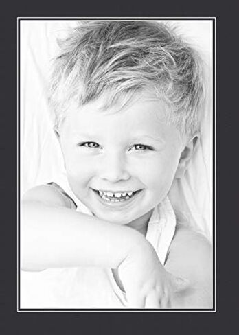 22x28 Smooth Black / Black Custom Mat for Picture Frame with 18x24 opening size (Mat Only, Frame NOT Included) in Saudi Arabia