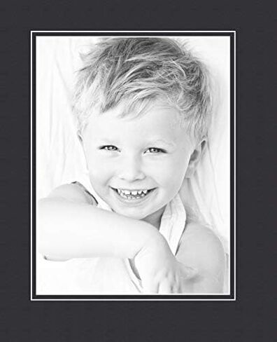 22x28 Smooth Black / Black Custom Mat for Picture Frame with 18x24 opening size (Mat Only, Frame NOT Included) in Saudi Arabia