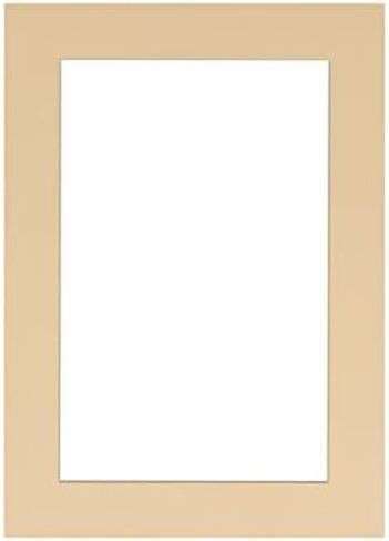 12x16 Mat Bevel Cut for 8.5x11 Photos - Acid Free Cream Precut Matboard - For Pictures, Photos, Framing - 4-ply Thickness in Kuwait