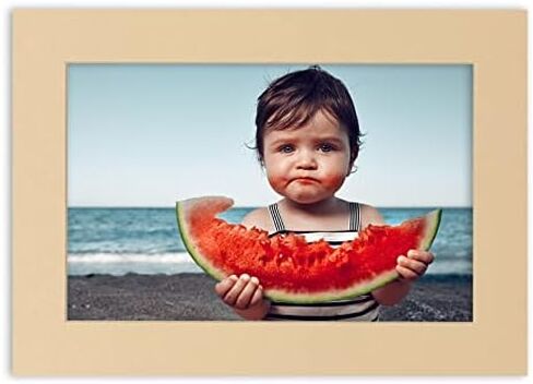 12x16 Mat Bevel Cut for 8.5x11 Photos - Acid Free Cream Precut Matboard - For Pictures, Photos, Framing - 4-ply Thickness in Kuwait