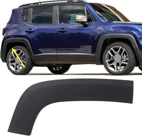 MOFANS Fender Flare Fit for Jeep Renegade 2015 2016 2017 2018 2019 2020 2021 Fender Trim Molding 5XB67LXHAA, CH1790104 (Rear Right Passenger Side) in Kuwait