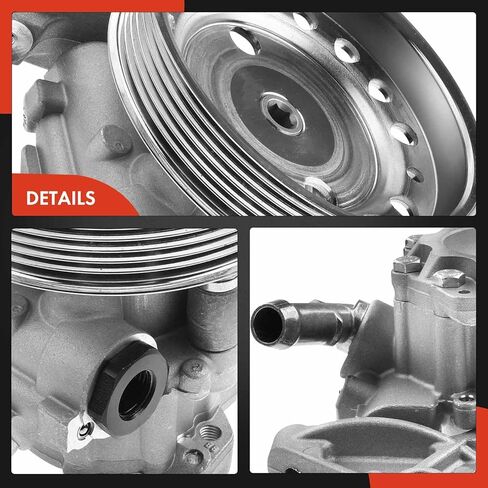 ايه - بريميوم مضخة توجيه كهربائية مع بكرة متوافقة مع لاند روفر LR2 2008-2012 وفولفو S80/V70/XC70 2008-2010، XC60 2010، L6 3.0L/3.2L، بديل # 36002409 in Kuwait