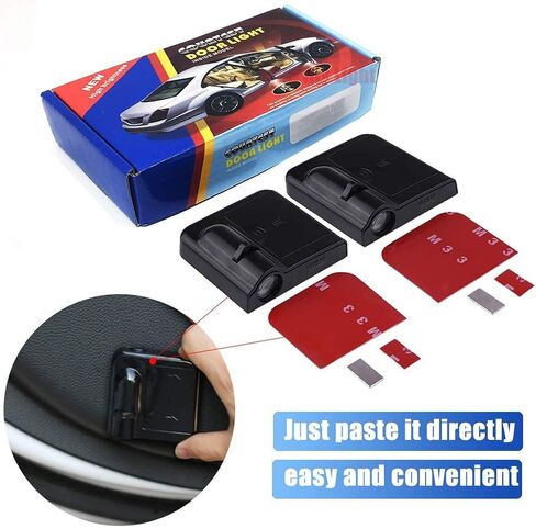 2PCS Betty Car Door Lights Logo Projector for Boop,Betty Courtesy Boop Ghost Shadow Welcome Door Lamp Fit All Cars in Kuwait