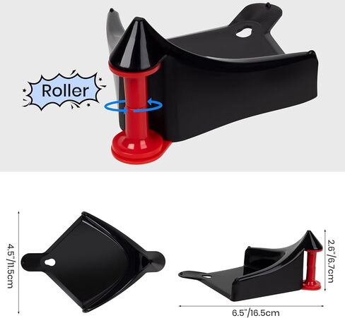 دليل خرطوم السيارات من جيبان، 4 قطع من ادوات لوازم غسيل السيارات، يمنع خرطوم الغسالة بالضغط من الالتصاق تحت الاطارات، لوازم تفصيل السيارات والدراجات النارية واطارات الشاحنات (اسود) in Kuwait