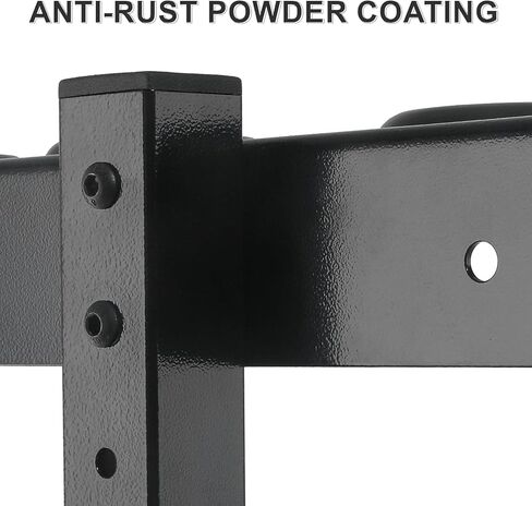 Fumingpal Shovel Holder for Truck, Hand Tool Rack with 6 Tool Holes for Open Style Trailers, Yard Tool Organizer for Garage with Rubber Grommets and Mounting Hardware Fit for Shovels, Rakes, Hoes in Kuwait