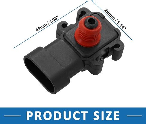 A ABSOPRO Manifold Absolute Pressure Sensor 16249939 MAP Sensor for Chevrolet Cavalier 2003-2004 in Saudi Arabia