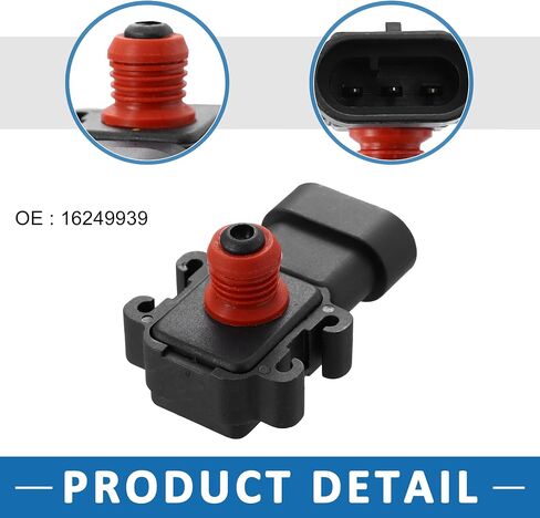A ABSOPRO Manifold Absolute Pressure Sensor 16249939 MAP Sensor for Chevrolet Cavalier 2003-2004 in Saudi Arabia