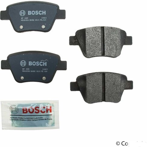 BOSCH BP1456 QuietCast Premium Semi-Metallic Disc Brake Pad Set - Compatible With Select Audi A3, A3 Quattro, A4, Volkswagen Beetle, Eos, Golf, Golf SportWagen, GTI, Jetta, Passat, REAR in Saudi Arabia