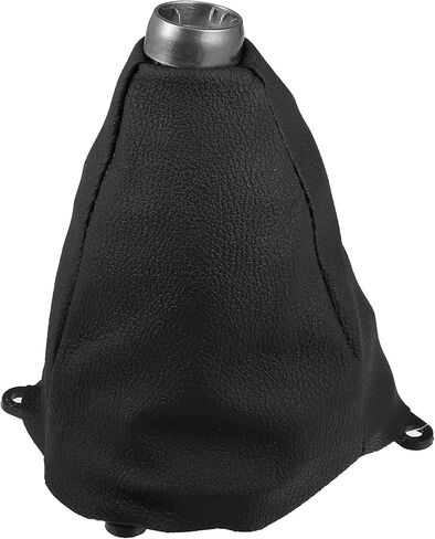 A ABSOPRO Car Shift Boot Cover Gear Shift Knob Boot Dust Cover for Honda Civic 2006-2012 PU Black in Saudi Arabia