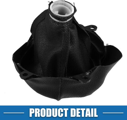 A ABSOPRO Car Shift Boot Cover Gear Shift Knob Boot Dust Cover for Honda Civic 2006-2012 PU Black in Saudi Arabia