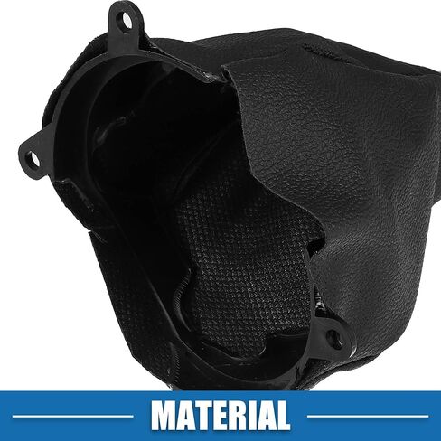 A ABSOPRO Car Shift Boot Cover Gear Shift Knob Boot Dust Cover for Honda Civic 2006-2012 PU Black in Saudi Arabia