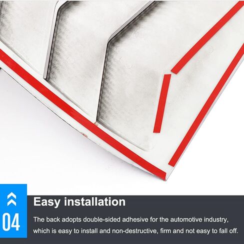 2PCS ABS Bright Black Racing Style Rear Side Window Louvers Air Vent Scoop Shades Panel Cover Auto Exterior Decoration Trim Accessories for Honda CRV 2017 2018 2019 2020 2021 2022 in Kuwait