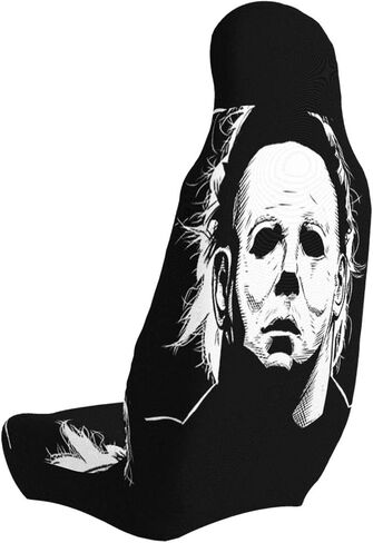 Dxddsdks Michael Myers Car Seat Cover, Car Seat Protection Cover, Advanced Elastic Universal Car Cushion Cover, Car Seat Cover is Suitable for Most Truck Cars in Saudi Arabia