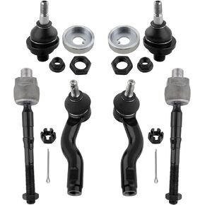 YMAUGP Front Upper Ball Joints K500013 Outer Inner Tie Rod Ends ES800102 ES800101 EV800531 Suspension for Ford Fusion 2006-2009,for Fusion 2010-2012,for Lincoln MKZ 2007-2010,for Lincoln MKZ 2011-2012 in Saudi Arabia