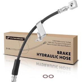 A-Premium Front Driver Brake Hydraulic Hose Compatible with Chevrolet Malibu 2004-2012 & Pontiac G6 2005-2010 & Saturn Aura 2007-2009