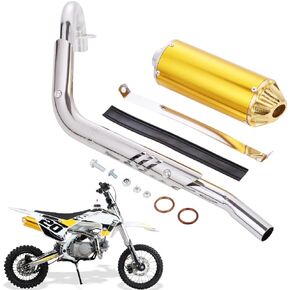 28mm High Performance Exhaust Muffler Silencer Pipe Assembly kit Dirt Bike Motocross CRF50 SSR in Saudi Arabia