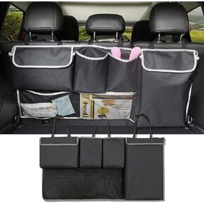 منظم صندوق السيارة لسيارات الدفع الرباعي من اليكتوني، منظمات السيارات وتخزين المقعد الخلفي قابل للطي، منظم صندوق ادوات الشاحنة، ملحقات شبكة البضائع، صندوق تخزين معلق لصندوق السيارة in Kuwait