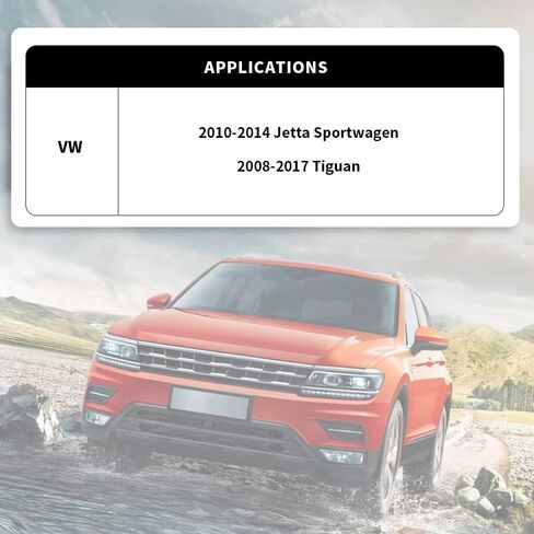 محرك قفل الباب الخلفي CNRAQR، محرك قفل الباب الخلفي متوافق مع 2010-2014 VW Jetta Sportwagen، 2008-2017 VW Tiguan (استبدال OE# 5M0827505E،5M0827505B) in Saudi Arabia