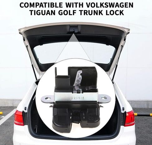 محرك قفل الباب الخلفي CNRAQR، محرك قفل الباب الخلفي متوافق مع 2010-2014 VW Jetta Sportwagen، 2008-2017 VW Tiguan (استبدال OE# 5M0827505E،5M0827505B) in Saudi Arabia