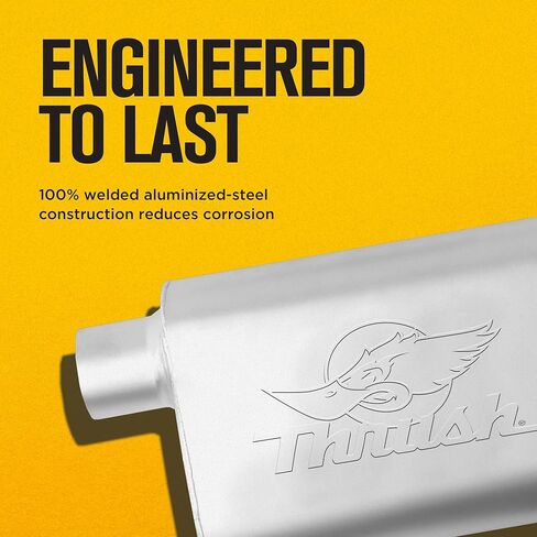 Thrush 17658 Welded Muffler ملحق الشوي الداخلي/الخارجي in Saudi Arabia