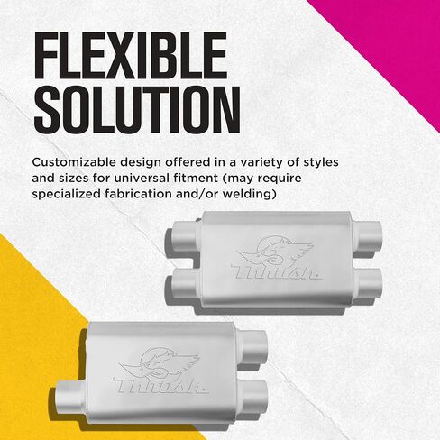 Thrush 17658 Welded Muffler ملحق الشوي الداخلي/الخارجي in Saudi Arabia