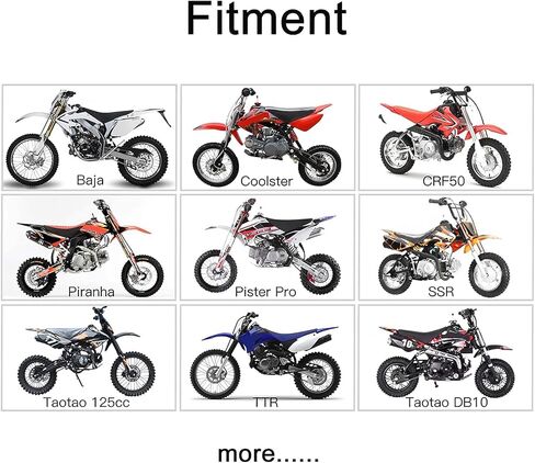 28mm High Performance Exhaust Muffler Silencer Pipe Assembly kit Dirt Bike Motocross CRF50 SSR in Saudi Arabia