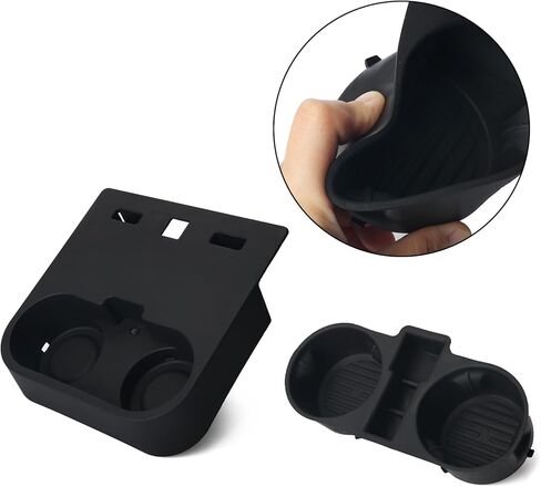 حامل أكواب وحدة التحكم المركزية الأمامية من Jepacr، HC3Z-2813562-AB متوافق مع 2015-2020 Ford F150 2017-2022 F250 F350 F450 حامل أكواب مركزي فائق التحمل أسفل المقعد الأمامي in Kuwait