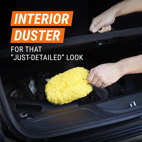 Armor All Car Cleaning Supplies Kit by Armor All, Includes Microfiber Towels, Wash Mitt and Pad, Drying Towel, Buffing Towel and Microfiber Duster in Saudi Arabia