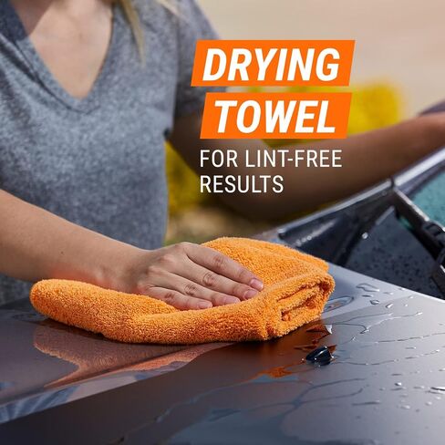 Armor All Car Cleaning Supplies Kit by Armor All, Includes Microfiber Towels, Wash Mitt and Pad, Drying Towel, Buffing Towel and Microfiber Duster in Saudi Arabia