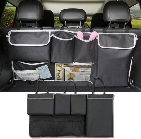 منظم صندوق السيارة لسيارات الدفع الرباعي من اليكتوني، منظمات السيارات وتخزين المقعد الخلفي قابل للطي، منظم صندوق ادوات الشاحنة، ملحقات شبكة البضائع، صندوق تخزين معلق لصندوق السيارة in Kuwait