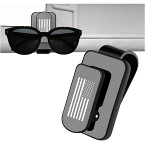 Sunglasses Holders for Car Sun Visor Colorful Statue of Liberty Car Accessories,Multi-Function Ticket Card Clip Upgrade Metal Statue of Liberty Personality Modeling for Car SUV Truck (Black/Silver)