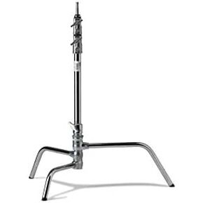 Kupo 40in Master C-Stand with Turtle Base Kit (40in C-Stand with Turtle Base Includes a 40in Grip Arm with Hex Stud and 2.5in Grip Head, Plus 2nd Additional 2.5in Grip Head) - Silver (KS704712)