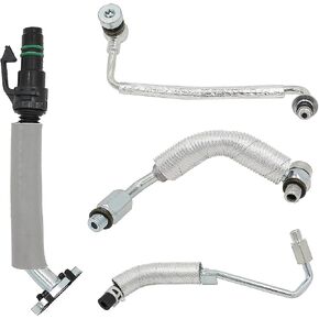 Turbo Oil Return Drain Pipe & Oil Feed Pipe Set Compatible with Cruze Sonic Trax 1.4L | Buick Encore 1.4L Replace 55568031 55592600 55567067 55587854 in Saudi Arabia