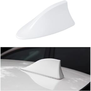 Shark Fin Antenna Cover for Car, Automotive Top Roof Aerials AM/FM Radio Signal Base, Vehicle Shark Fin Shape Cover with Adhesive Tape, Car Accessories Universal for Most Sedan, SUV, Van (Black)