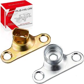 مفصلات الباب الخلفي RLB-HILON مثبتة على الجسم متوافقة مع Ford F150 F250 F350 F450 Ranger E7TZ99430B38A E7TZ99430B39A، زوج واحد (قطعتان)