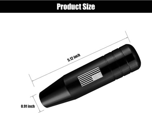Sodcay 1 PC Gear Stick Shifter Knob، مقبض ناقل الحركة بالعلم الأمريكي، رأس مقبض تروس معدل، رأس كشك معدني، يناسب معظم المركبات (أزرق) in Saudi Arabia
