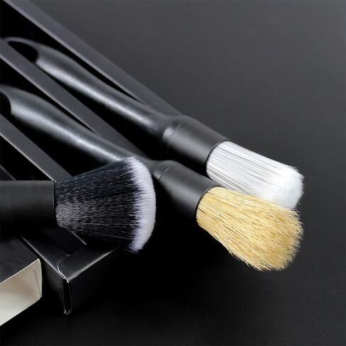3PCS Car Detailing Brush Set,Ultra Soft Car Cleaning Brush for Dust Removal of Dashboard Center Console Seat Wheel,Portable Car Detailing Kit for Car Accessories Interior & Exterior in Saudi Arabia