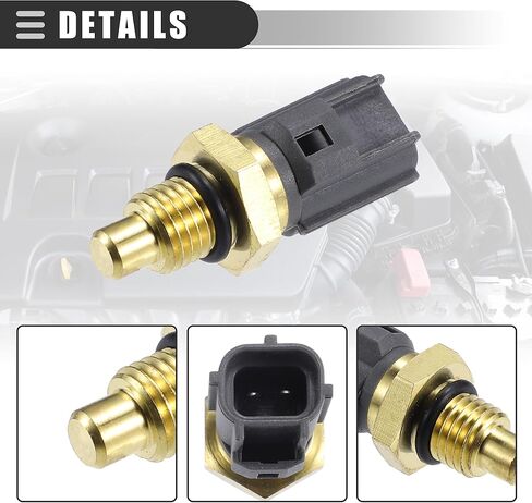 Motoforti Engine Coolant Temperature Sensor, Water Temp Sender, for Ford Transit 2006-2014, Metal, No.1797300100, Gold Tone in Saudi Arabia