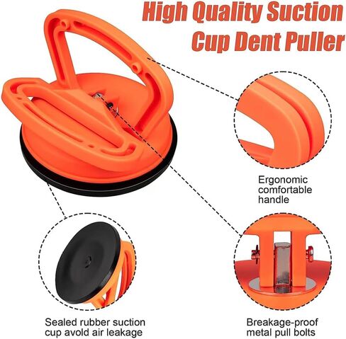 Whisper Whistle 3 Pack Dent Puller, Car Dent Puller, Dent Removal Kit, Powerful Car Dent Remover Tool for Car Dent Repair, Screen, Suction Glass,Tiles, Mirror Lifting and Heavy Objects Moving in Saudi Arabia