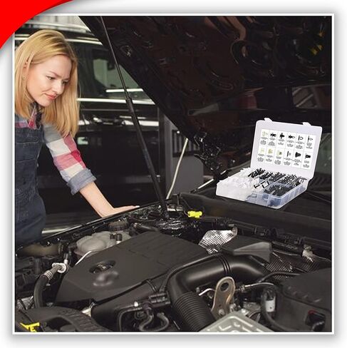 قطعة غيار أدوات AFA من أجل مشابك تثبيت Toyota Trim [166 قطعة] - المقاسات والتطبيقات الأكثر شعبية - مزيل قفل مجاني in Kuwait