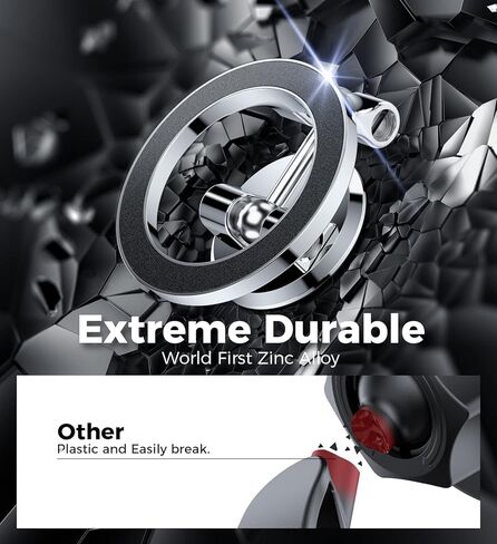 ADIUPUL Folding Fits Magsafe Car Mount【Military Grade All Metal】 for iPhone Car Mount, Magnetic Phone Holder for Car Fit for iPhone 14 13 12 Pro Max Plus Mini MagSafe Case Accessories 2023 Upgrade in Kuwait