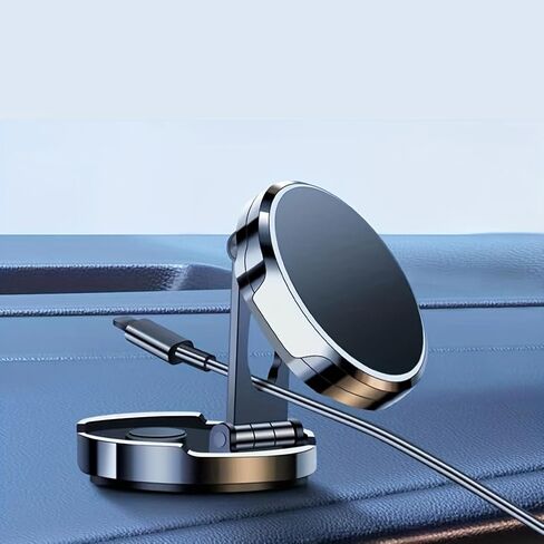 Foldable Magnetic Phone Holder for Car/Desk, [ 360° Rotation ] Super Magnetic Smart Phone Holder, Universal Dashboard Car Mount for Cell Phone in Saudi Arabia
