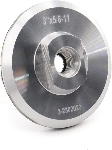 YDROWN 3 بوصة وسادة داعمة من الألومنيوم لحامل وسادة تلميع الماس هوك وحلقة موصل 5/8-11 خيط (3 بوصة) in Kuwait