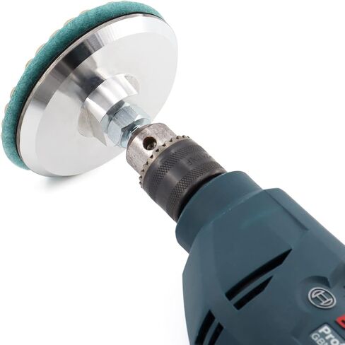 YDROWN 3 بوصة وسادة داعمة من الألومنيوم لحامل وسادة تلميع الماس هوك وحلقة موصل 5/8-11 خيط (3 بوصة) in Kuwait